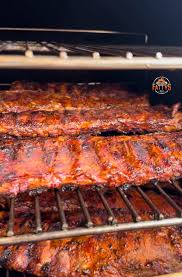 St. Louis ribs fresh off the smoker